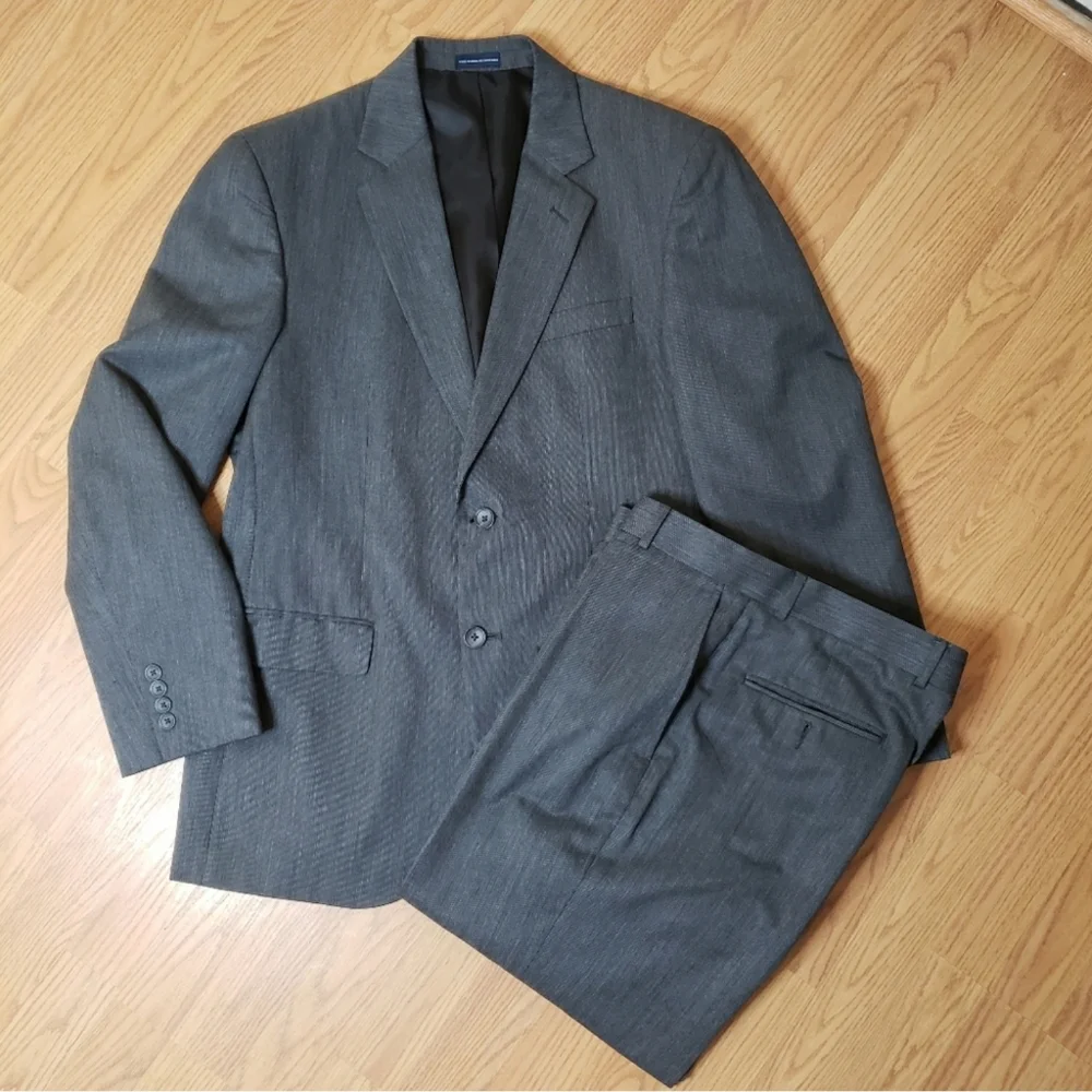 Stafford Gray Suit Professional Attire